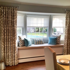 Drapery Side Panels on Separate Metal Rods