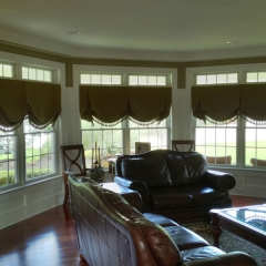 Double London Valance With Trim