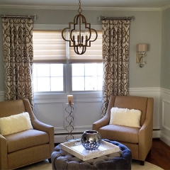 Drapery Side Panels on Separate Metal Rods
