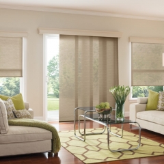 Graber Roller Shade With Wood Valance